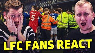 Jones and Slot SENT OFF! Full time chaos in the Merseyside Derby - Liverpool fans REACT