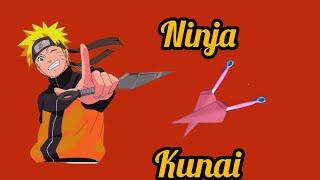 How to make a paper kunai | ninja Origami | Craft with Hussain