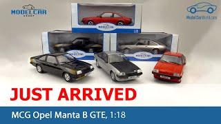 MCG 1:18 Just arrived Opel Manta B 1980