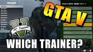 GTA V Trainer Comparison - Simple Trainer, Menyoo, Enhanced Trainer and PC Trainer V!