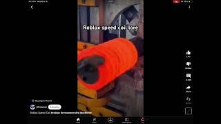 Roblox speed coil in real life ( credits to @potemer)