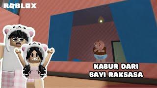 KABUR DARI BAYI RAKSASA MENYEBALKAN | TEAM BABY BERRY ESCAPE ROBLOX