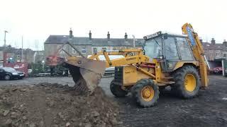 Forking About: JCB 3CX SiteMaster Plus Grey Cab at Work.