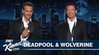 Ryan Reynolds & Hugh Jackman Guest Host Jimmy Kimmel Live