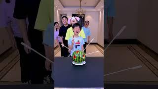 Watermelon Blind Box Challenge, Who Is The Worst Today! #Funnyfamily #Partygames #Familygames