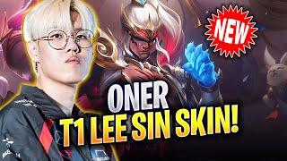 ONER TRIES NEW T1 LEE SIN WORLDS SKIN! - T1 Oner Plays Lee Sin JUNGLE vs Kindred! | Season 2024