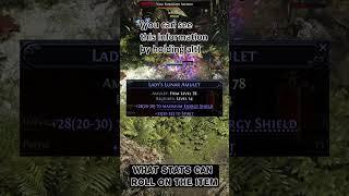 TIL Reforging Takes the Lowest iLvl #pathofexile2