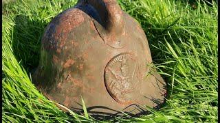 Old USSR firefighter helmet restoration.(Part1)