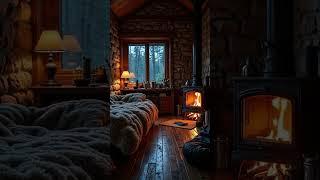 Cozy Cabin Rain Sounds #campingasmr #campingintherain #relaxingrain
