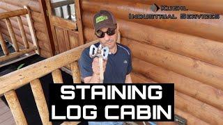 Kuehl Industrial Services | Log Cabin (Sashco Capture Stain)