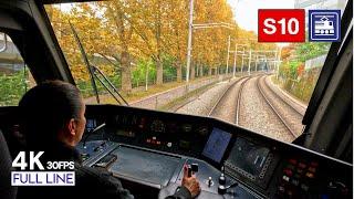  Cab Ride S-Bahn Zürich (S10) Driver's POV  | Zürich Hauptbahnhof - Uetliberg [4K]