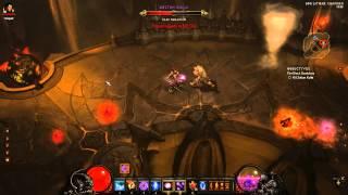  Diablo 3 Gameplay - Soloing Zoltun Kulle Inferno Mode - Act 2 Boss Fight - Wizard