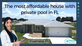 The most affordable house with private pool in Inverness, FL