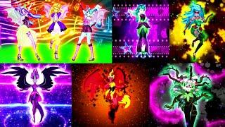 【MMD】Equestria Girls  All Villains Transformations「FANMADE」