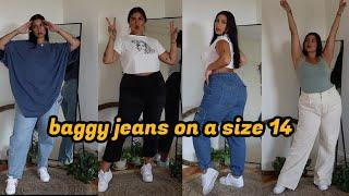 Styling BAGGY, RELAXED Jeans on a Size 14