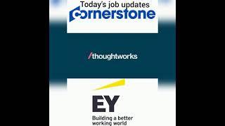 Today Job Vacancy 2022/01/28 #shorts #cornerstone #thoughtworks