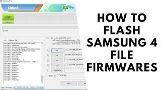 How to use Odin To Write 4 Files Samsung Android Phone Firmware Full Guide