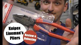 Knipex Lineman's Pliers 09-12-240 (Unbox/Demo/Review)