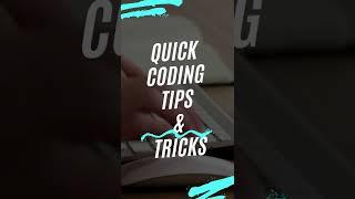 WTTN - Quick Coding Tips & Tricks #shorts #shorts  #coding #tips #tricks #shortsvideo