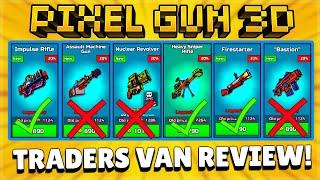 HEAVY SNIPER RIFLE IS BACK! NEW Traders Van Weapons Review (Pixel Gun 3D)