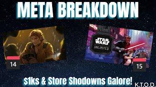 Star Wars Unlimited Meta Review | $1K & Store Showdowns!