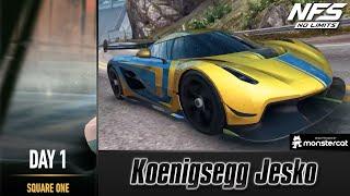 Need For Speed No Limits: Koenigsegg Jesko | Shadowfall (Day 1 - Square One)