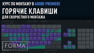 МОНТАЖ В ADOBE PREMIERE | Горячие клавиши. Как монтировать в 10 раз быстрее?