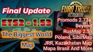 ETS2 1.53 Mega Map Combo 1.53: Ultimate Road Trip | Best Combinations For The Biggest World Map