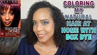 COLORING MY NATURAL HAIR AT HOME | Clairol Textures & Tones | JackieNaturals