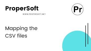 Mapping the CSV files