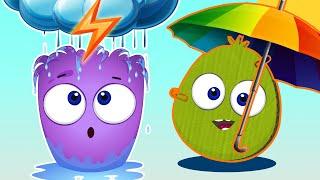 Op and Bob Cartoon | Dry and Wet Smile and Learn | Educational Cartoon For Kids