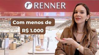 MONTEI UM GUARDA ROUPA INTELIGENTE NA RENNER