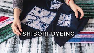 How I make TENUGUI with SHIBORI Tie Dye techniques | How to use a Tenugui | Shop update 