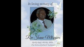 Reverend Isaac Mlunjwa Funeral Service