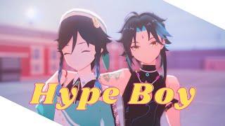 【MMD 原神 | Genshin Impact】Hype Boy『Venti & Xiao』(4K 60FPS)