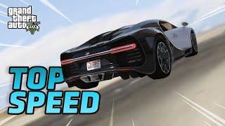 TOP SPEED RUN WITH THE BUGATTI CHIRON!!