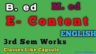 E- CONTENT | ENGLISH OPTION