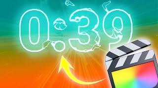 How To Make a Countdown Timer in Final Cut Pro