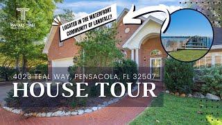 4 Bedroom House for Sale in a Waterfront Community in Pensacola! | House Tour | 4023 Teal Way