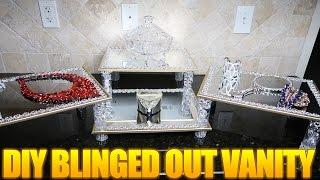 DIY Blinged Out Vanity