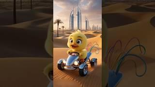 Baby Duckrides buggy #explore #duck #duckling #duckadventures #duckrescue #cuteduck #cute #fy