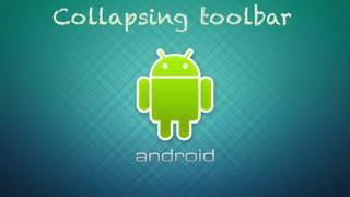 Collapsing Toolbar layout in android