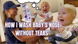 How to wash baby’s nose without tears | Baby Lika