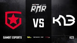 [RU] Gambit vs K23 | Карта 1: Inferno | StarLadder CIS RMR Main Event Playoffs