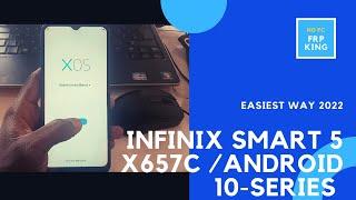 INFINIX SMART 5 X657C,ANDROID 10 FRP BYPASS 2022 (EASIEST WAY)