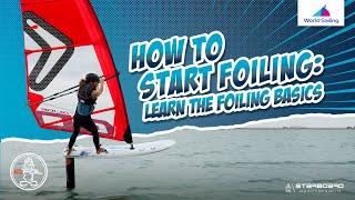 START WINDSURF FOILING | First Flights | Foiling Up And Down Wind | Foil Gybe