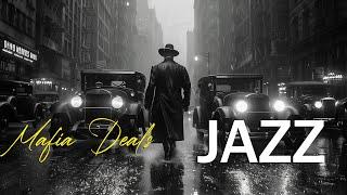 Mafia Deals & Swing Jazz ️ Classic Rainy London Nights of the 1930s-1940s | Vintage Crime Vibes