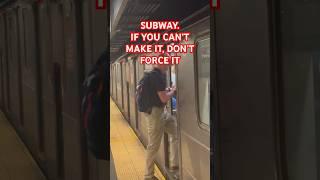 SUBWAY. IF YOU CAN’T MAKE IT, DON’T FORCE IT#short #trending #shorts #youtube #youtubeshorts #viral
