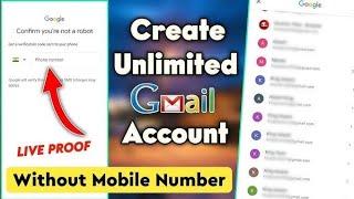 How To Create Unlimited Gmail Account 2025 | Unlimited Gmail New Method 2025 | Gmail Without Number