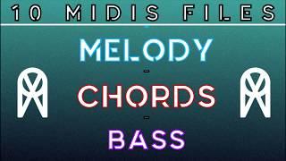 10 FREE MIDI FILES - BASS, CHORDS, MELODY Happy, Epic PACK for FL Studio, Ableton, or any DAW